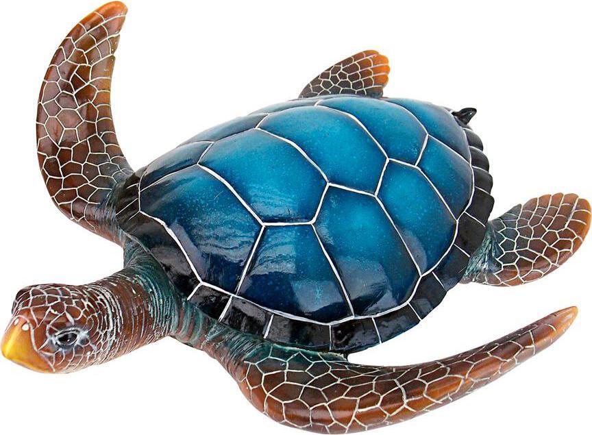 Design Toscano Garden Lovers Gifts - Large Blue Sea Turtle Statue