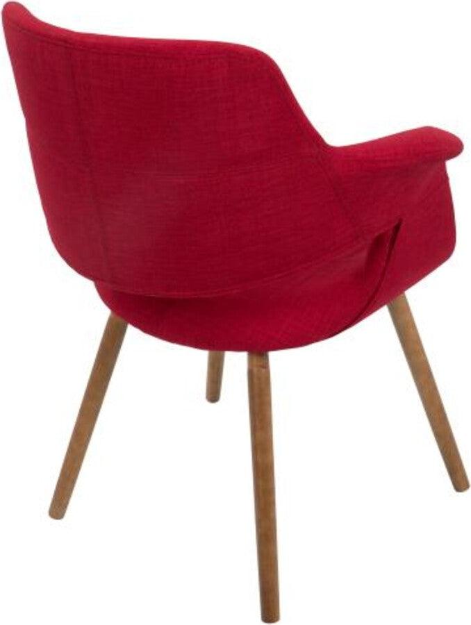 Lumisource Dining Chairs - Vintage Flair Chair 33" Red