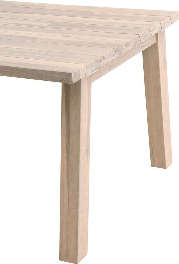 Essentials For Living Dining Tables - Diego Outdoor Dining Table Base Gray Teak