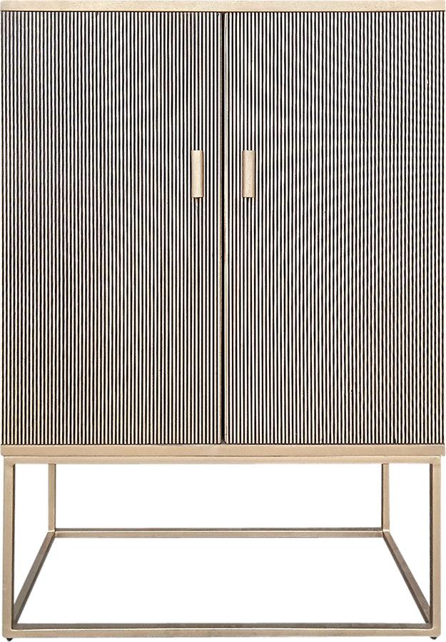 Sagebrook Home Consoles - Wood, 55"h 2-door Cabinet, Gold