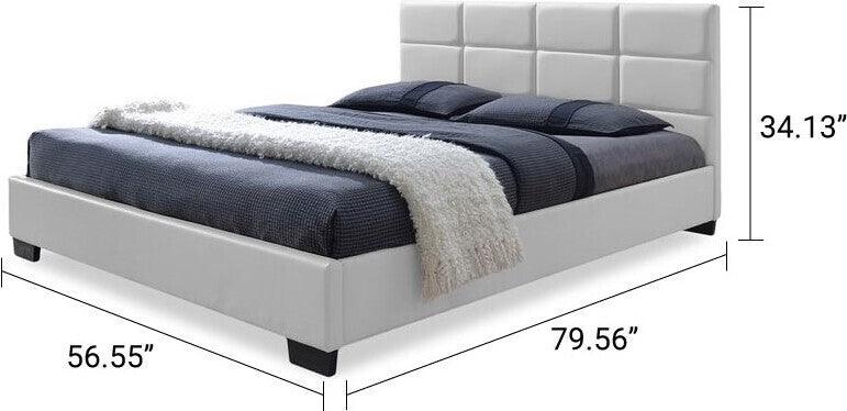 Wholesale Interiors Beds - Vivaldi Queen Bed White
