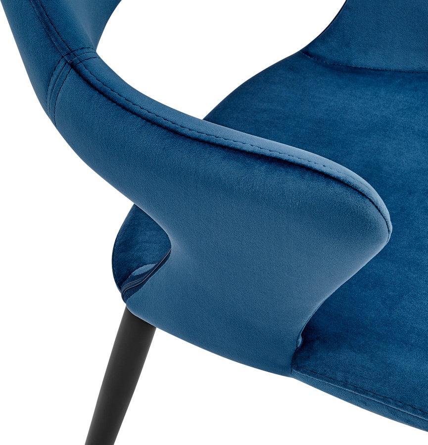 Euro Style Dining Chairs - Vidar Side Chair Blue