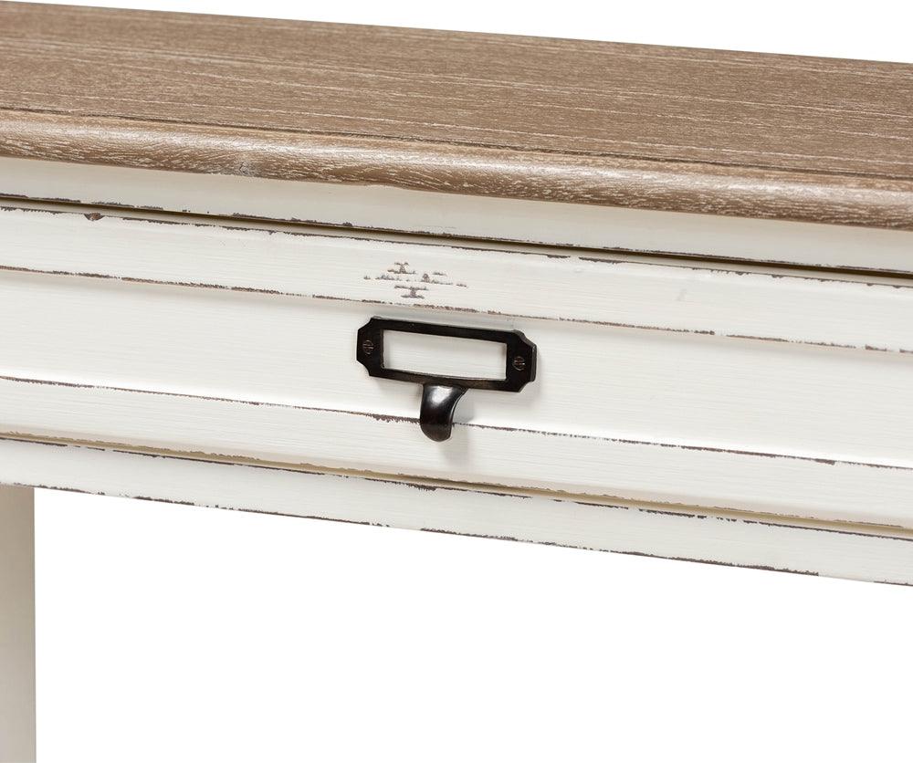 Wholesale Interiors Consoles - Dauphine Traditional French Accent Console Table-1 Drawer
