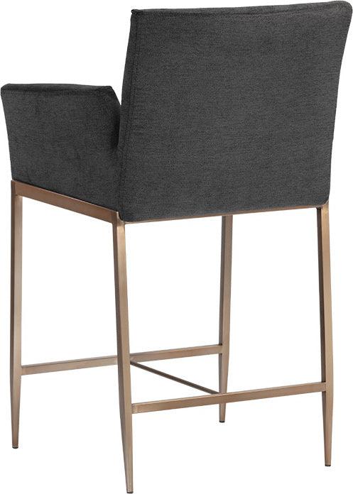SUNPAN Barstools - Gesa Counter Stool - Polo Club Kohl Grey