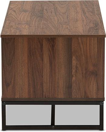 Wholesale Interiors Coffee Tables - Flannery Coffee Table Walnut & black