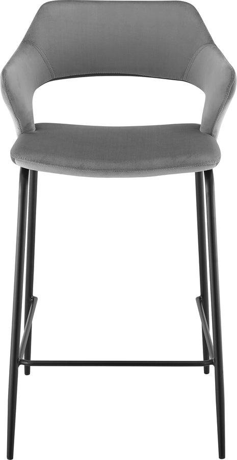 Euro Style Barstools - Vidar Counter Stool Gray