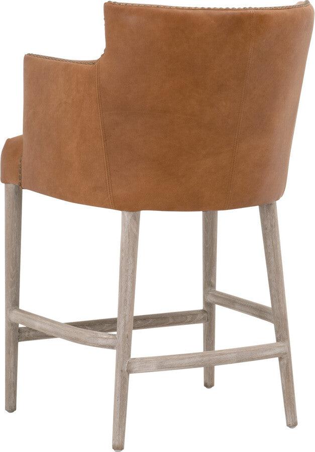 Essentials For Living Barstools - Marcelle Counter Stool Natural Gray Oak