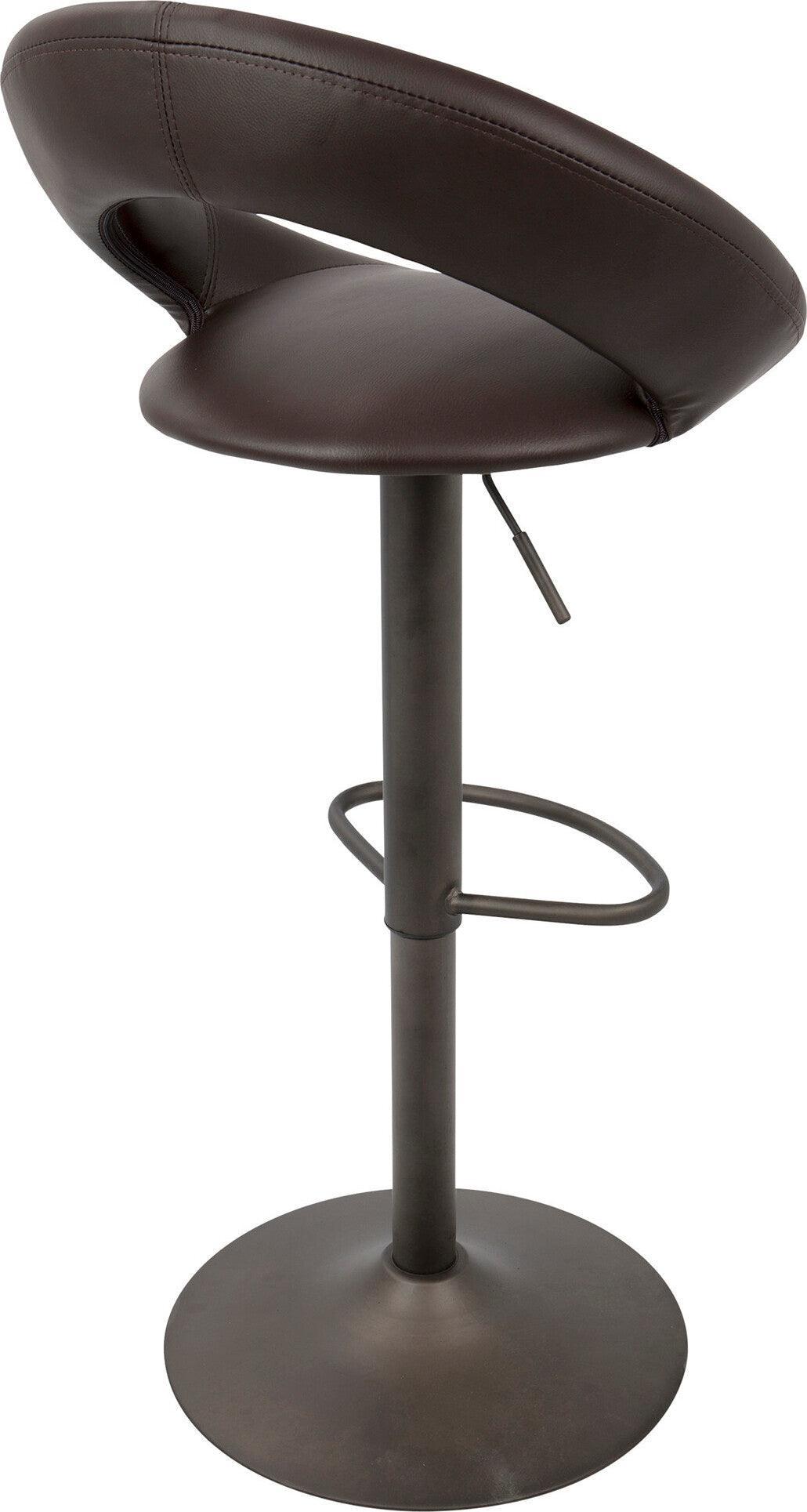 Lumisource Barstools - Metro Barstool Brown (Set of 2)