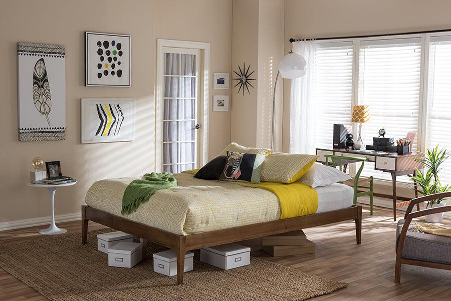 Wholesale Interiors Beds - Bentley Queen Bed Walnut Brown