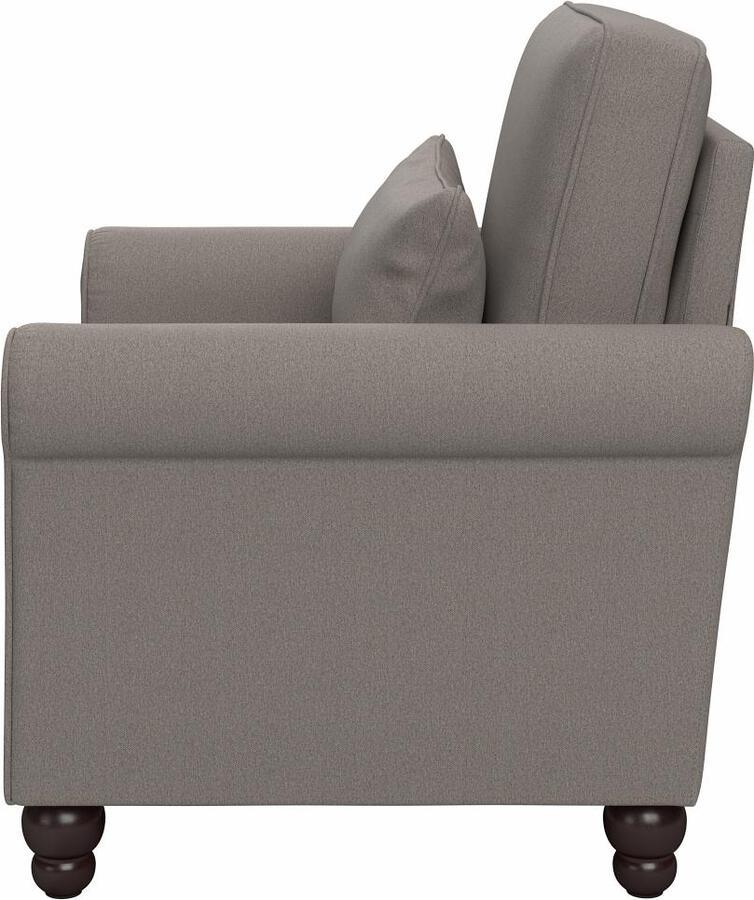 Bush Business Furniture Accent Chairs - Accent Chair with Arms Beige Herringbone Fabric K