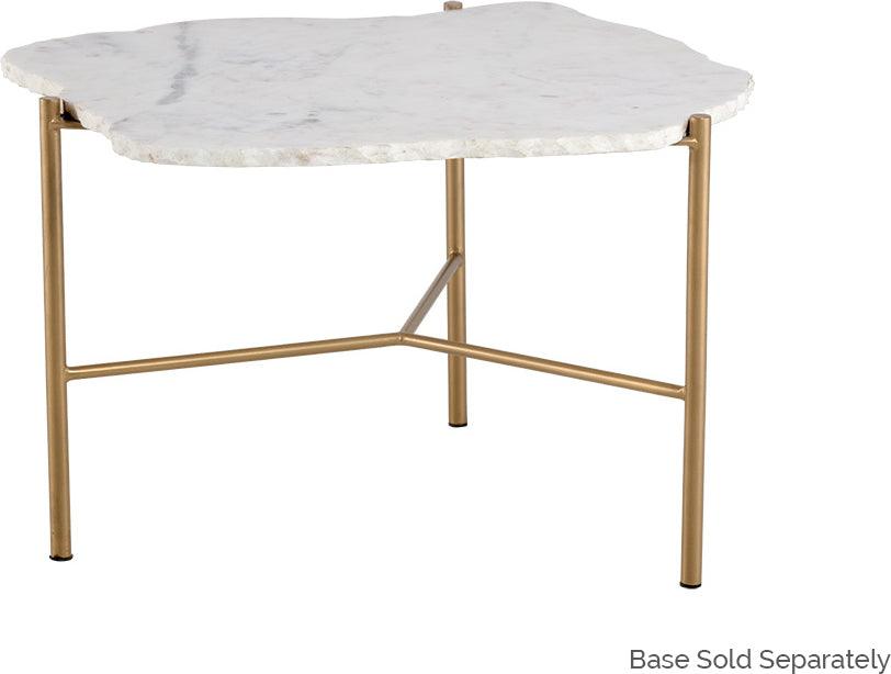 SUNPAN Coffee Tables - Saunders Coffee Table Top - White Marble