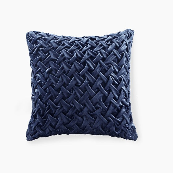 Olliix.com Pillows & Throws - Square Decor Pillow Navy
