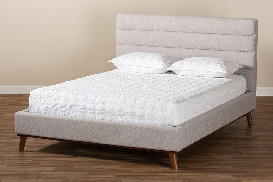 Wholesale Interiors Beds - Erlend King Bed Grayish Beige