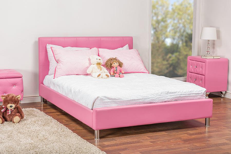 Wholesale Interiors Beds - Barbara Full Bed Pink
