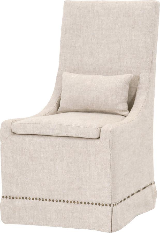 Essentials For Living Dining Chairs - Colleen Dining Chair Bisque Linen (Set of 2)