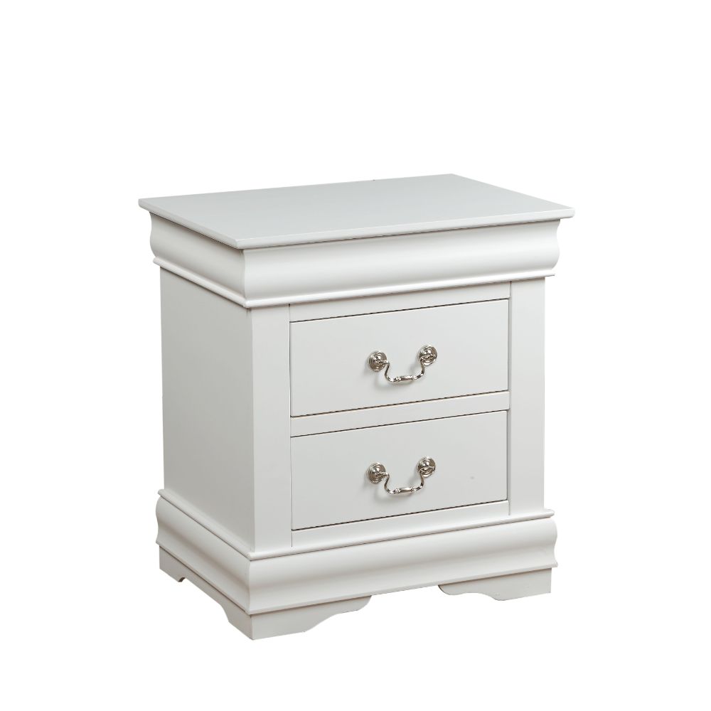ACME Nightstands & Side Tables - ACME Louis Philippe Nightstand, White