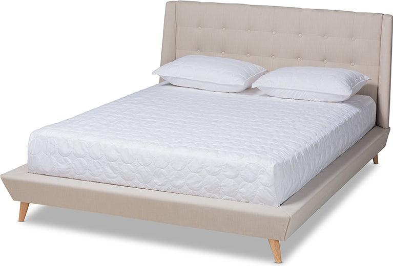Wholesale Interiors Beds - Naya King Bed Beige