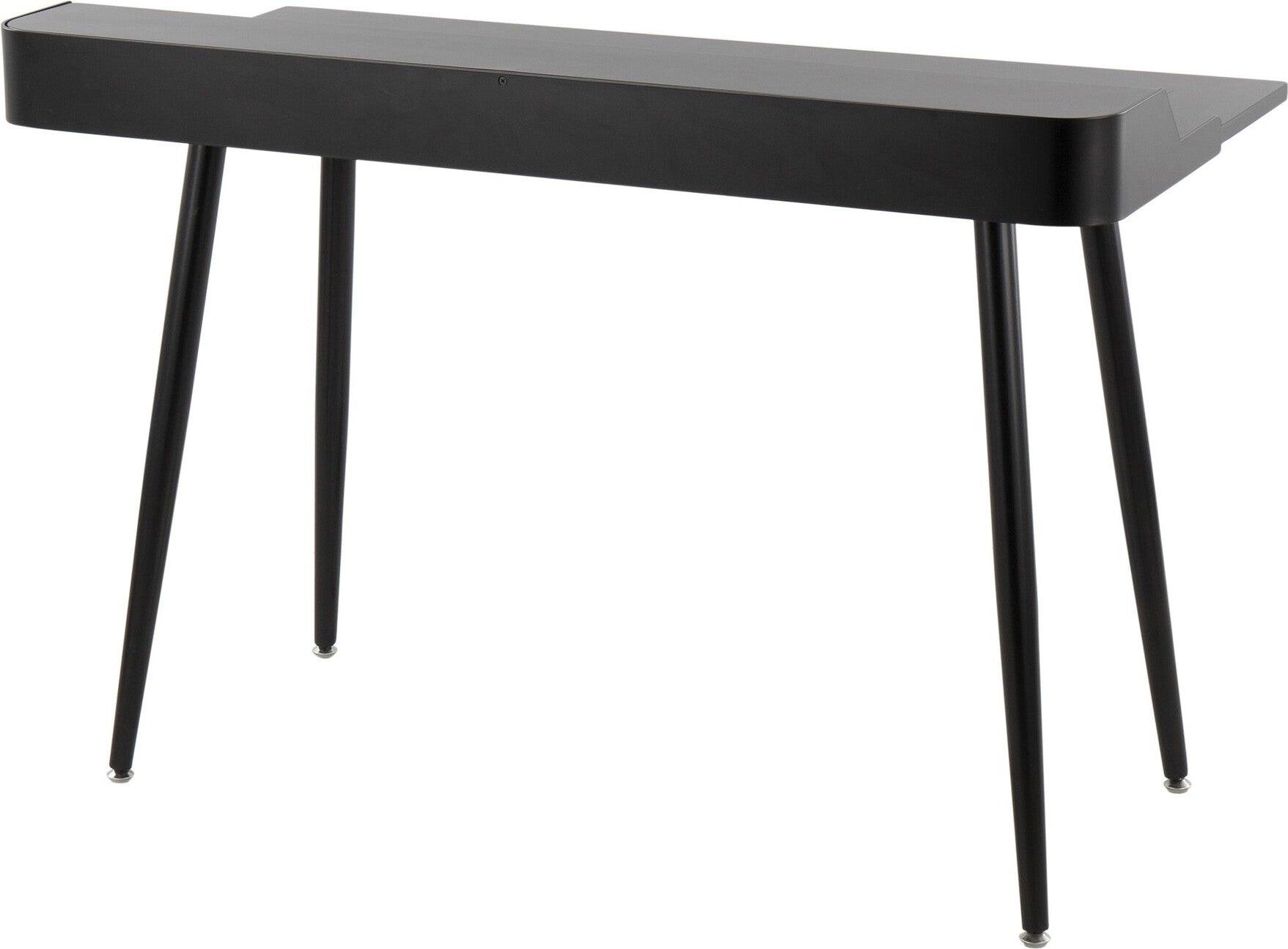 Lumisource Desks - Harvey 47.5" Desk Black & Natural