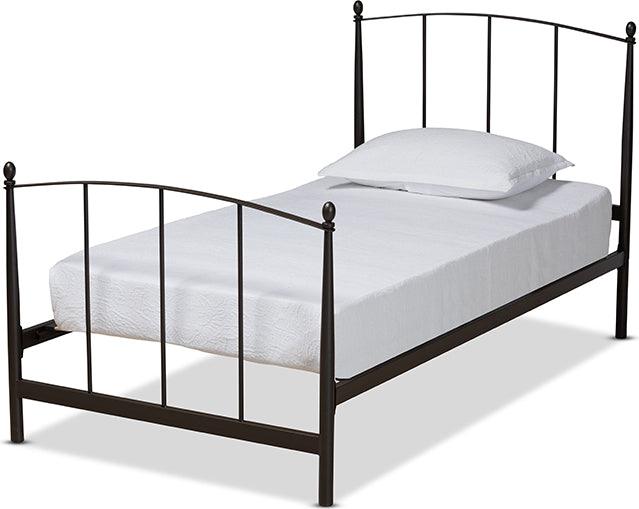 Wholesale Interiors Beds - Lana Twin Size Platform Bed Black