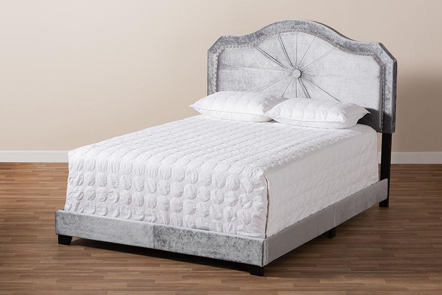 Wholesale Interiors Beds - Embla Queen Bed Gray