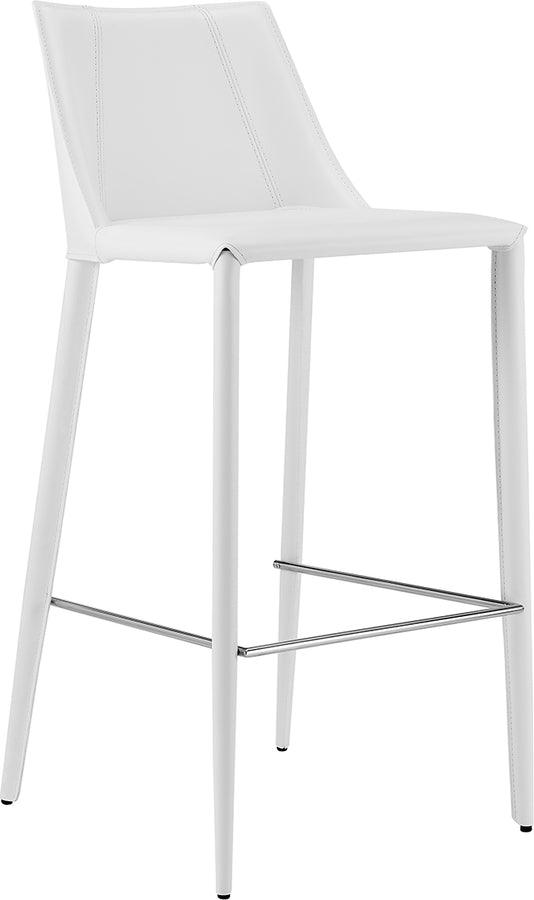 Euro Style Barstools - Kalle Bar Stool in White