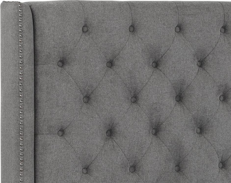 SUNPAN Beds - Devon Bed - Queen - Belfast Koala Grey Gray