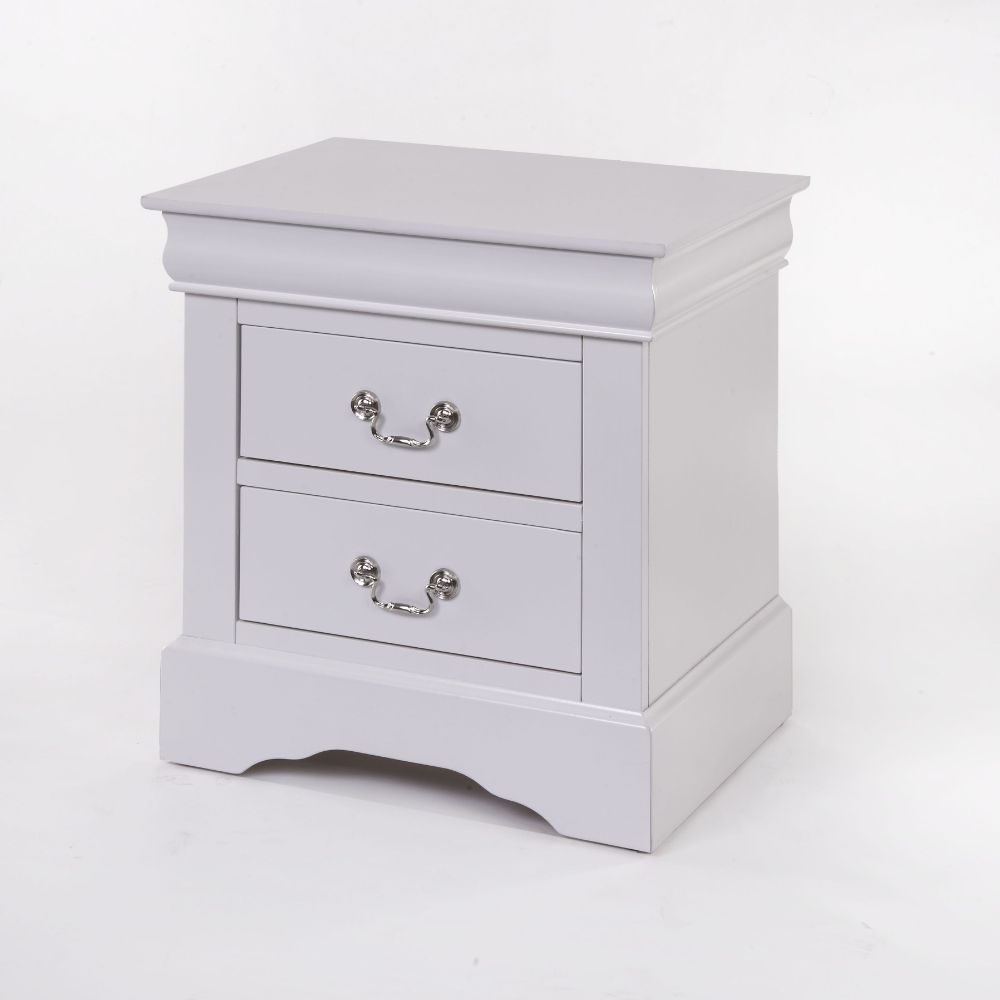 ACME Nightstands & Side Tables - ACME Louis Philippe III Nightstand, White