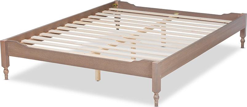 Wholesale Interiors Beds - Laure Full Bed Antique Oak