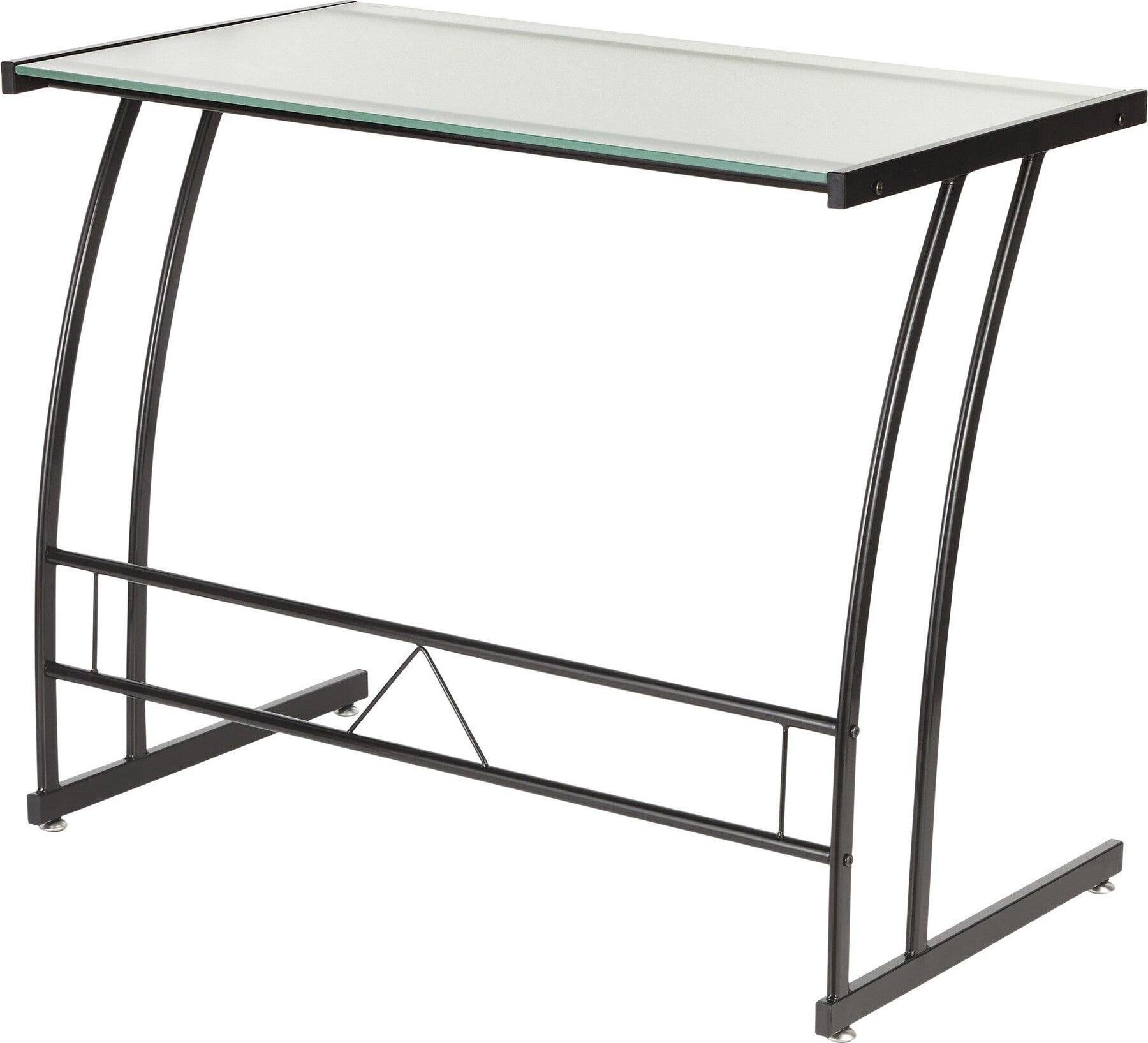 Lumisource Desks - Single Bit Computer Desk Black & White