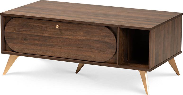 Wholesale Interiors Coffee Tables - Edel Coffee Table Brown & Gold