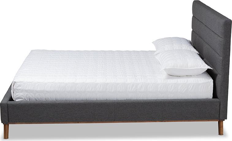 Wholesale Interiors Beds - Erlend Queen Bed Charcoal