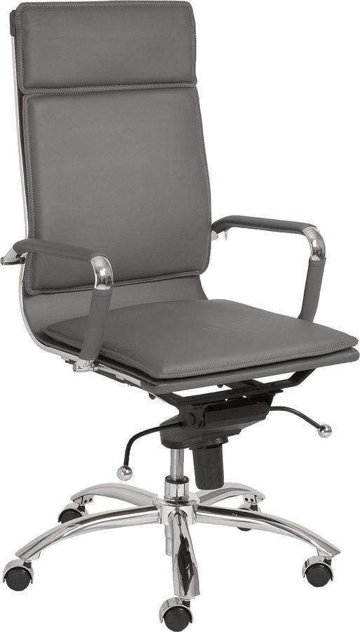 Euro Style Task Chairs - Gunar Pro High Back Office Chair Gray