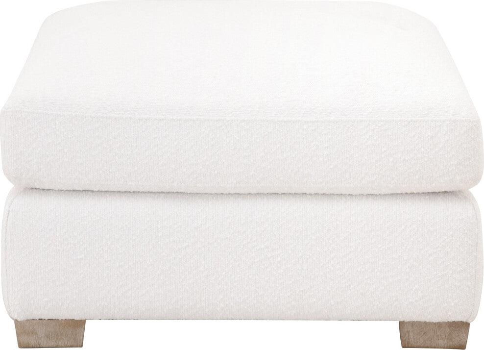 Essentials For Living Ottomans & Stools - Dean California Casual Ottoman Performance Boucle Snow