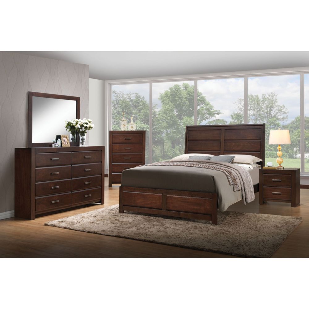 ACME Furniture Beds - Eastern King Bed, Walnut