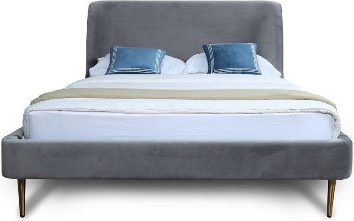 Manhattan Comfort Beds - Heather Queen Bed Gray
