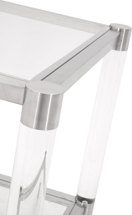 Essentials For Living Side & End Tables - Nouveau End Table Lucite & Clear Glass