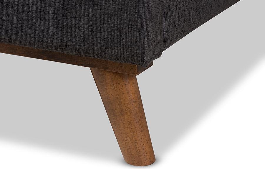 Wholesale Interiors Beds - Valencia Queen Bed Dark Gray