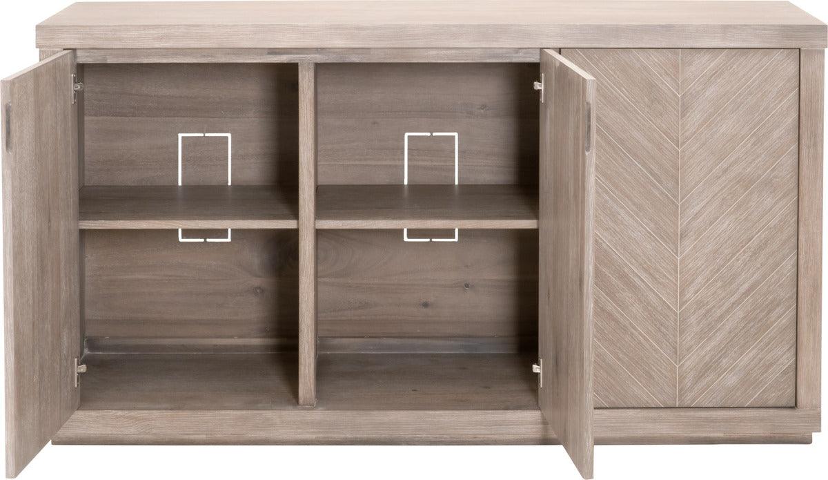 Essentials For Living Buffets & Cabinets - Adler Media Sideboard Natural Gray Acacia