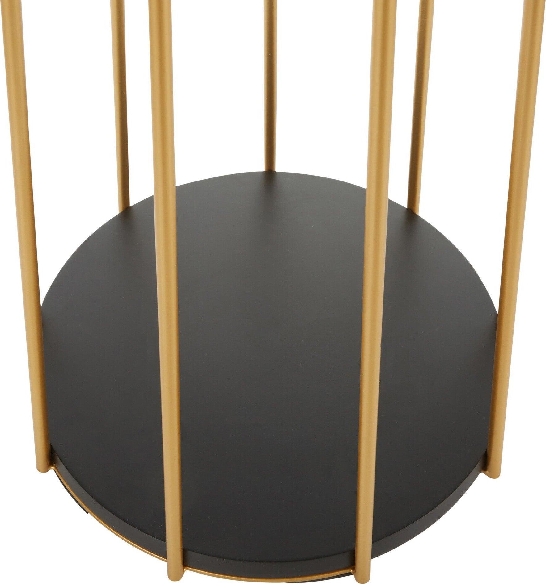 Lumisource Floor Lamps - Canary Floor Lamp Gold & Black