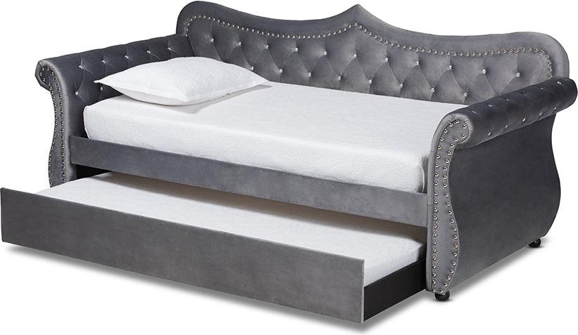 Wholesale Interiors Daybeds - Abbie 93" Daybed Gray