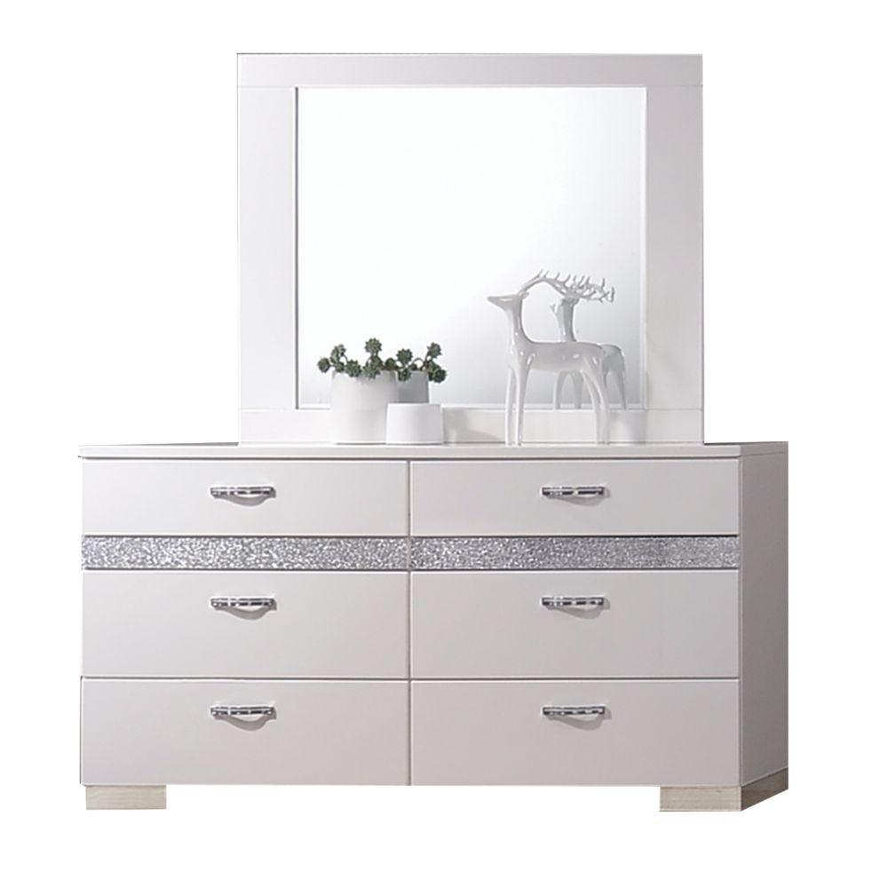 ACME Furniture Dressers - Dresser, White High Gloss
