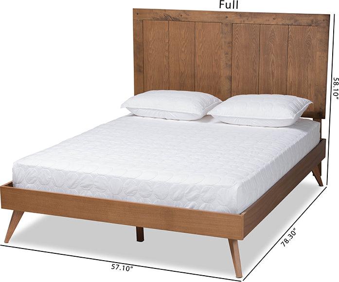 Wholesale Interiors Beds - Amira Full Bed Ash Walnut