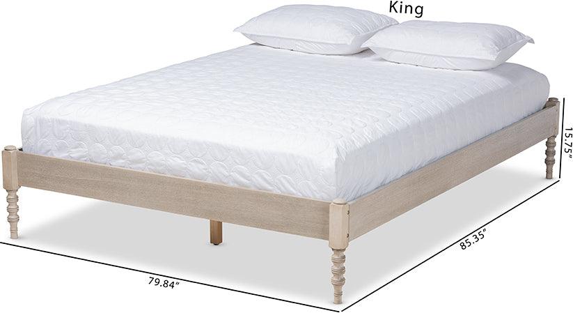 Wholesale Interiors Beds - Cielle Queen Bed Antique White