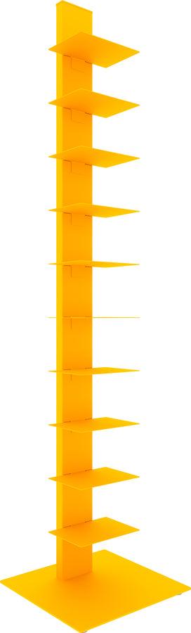 Euro Style Bookcases & Display Units - Sapiens 60" Bookcase/Shelf/Shelving Tower in Yellow