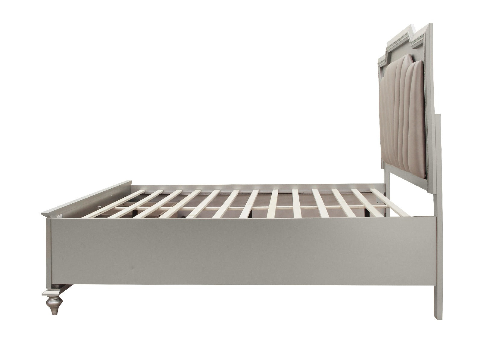 ACME Furniture Beds - California King Bed, PU & Champagne
