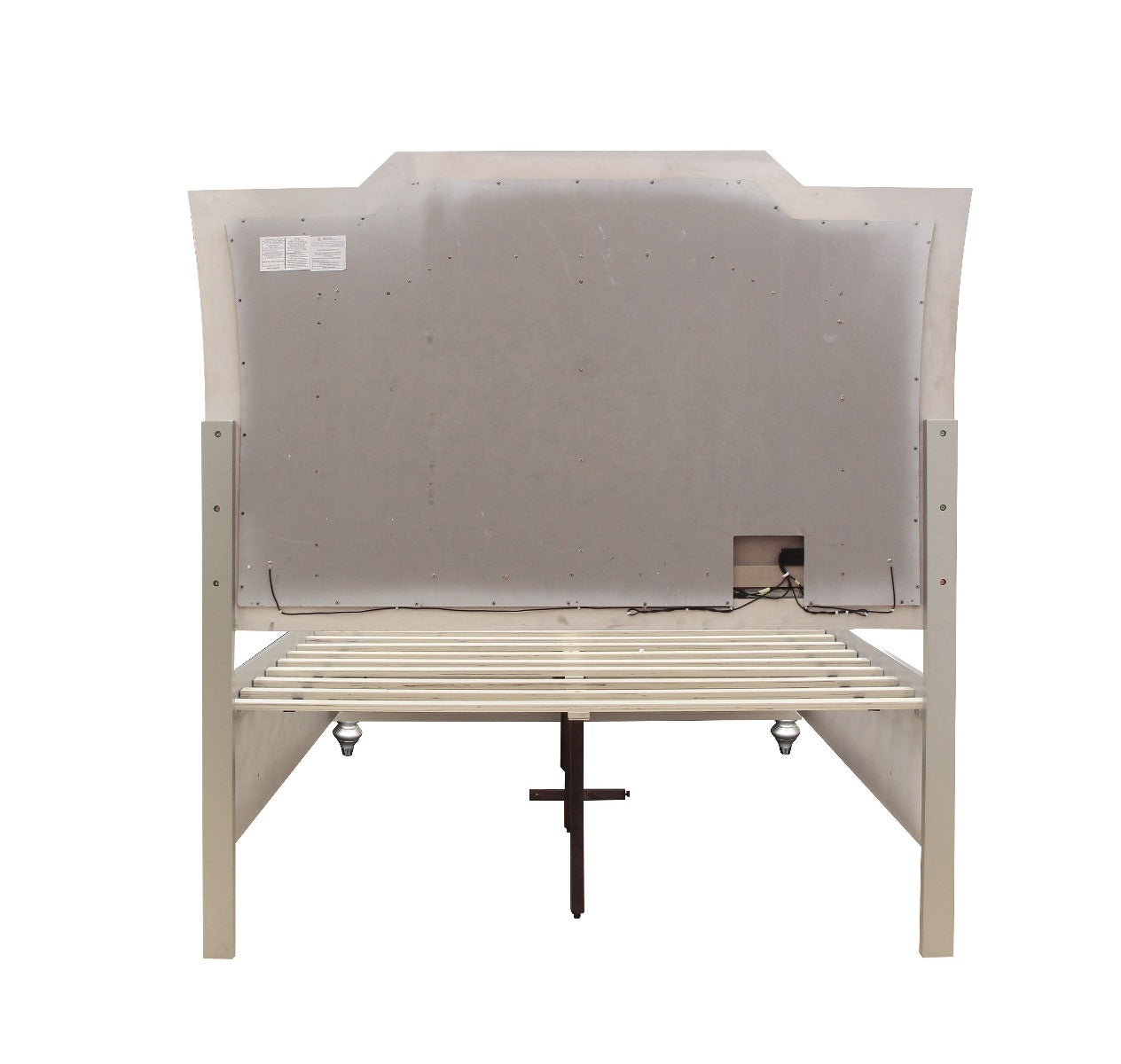 ACME Furniture Beds - California King Bed, PU & Champagne