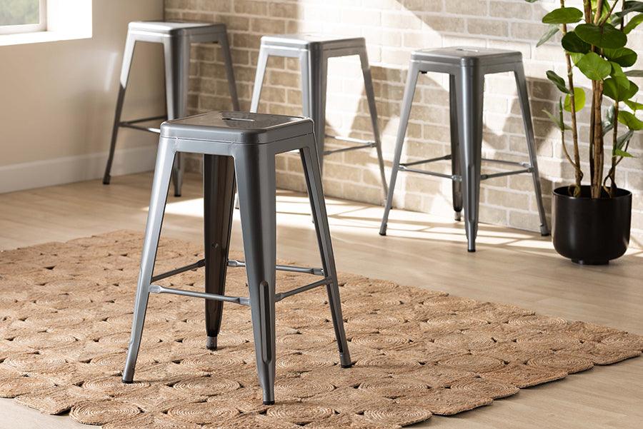 Wholesale Interiors Barstools - Horton Counter Stool Gray (Set of 4)