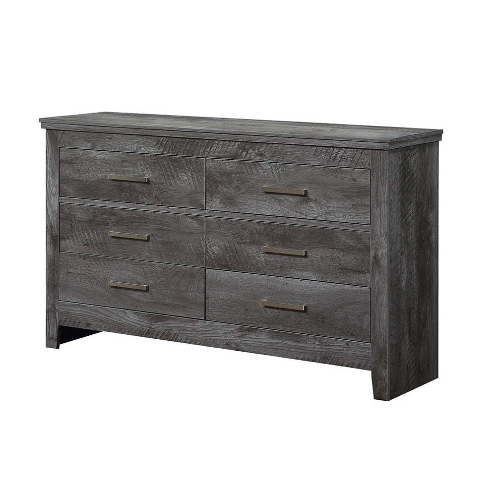 ACME Furniture Dressers - ACME Vidalia Dresser, Rustic Gray Oak