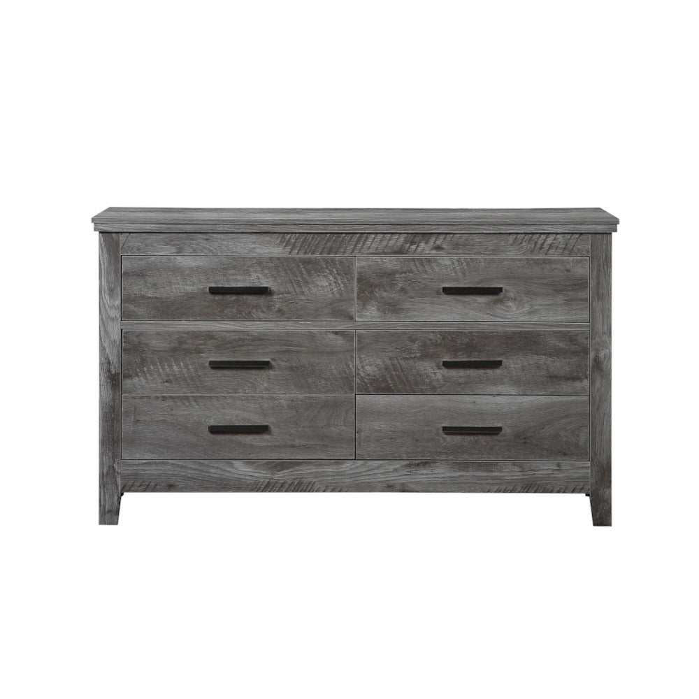 ACME Furniture Dressers - ACME Vidalia Dresser, Rustic Gray Oak