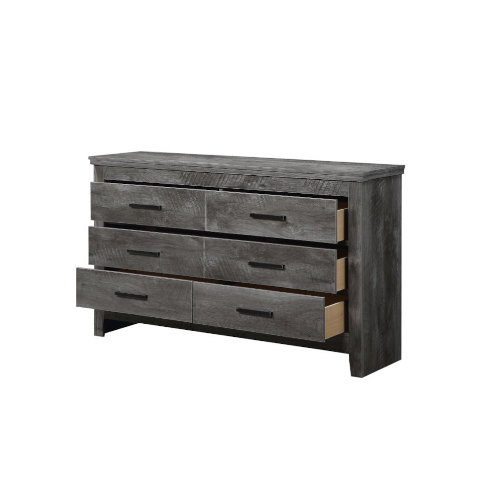 ACME Furniture Dressers - ACME Vidalia Dresser, Rustic Gray Oak